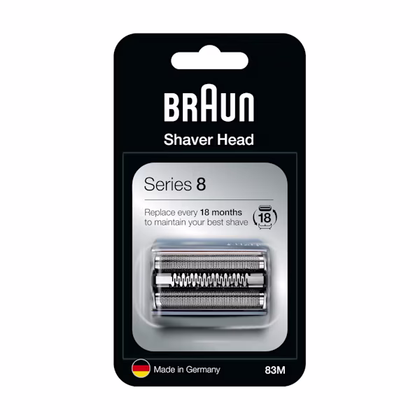Braun Series 8 Cassette 83M reservekop zilver Braun Series 8 Cassette 83M reservekop zilver