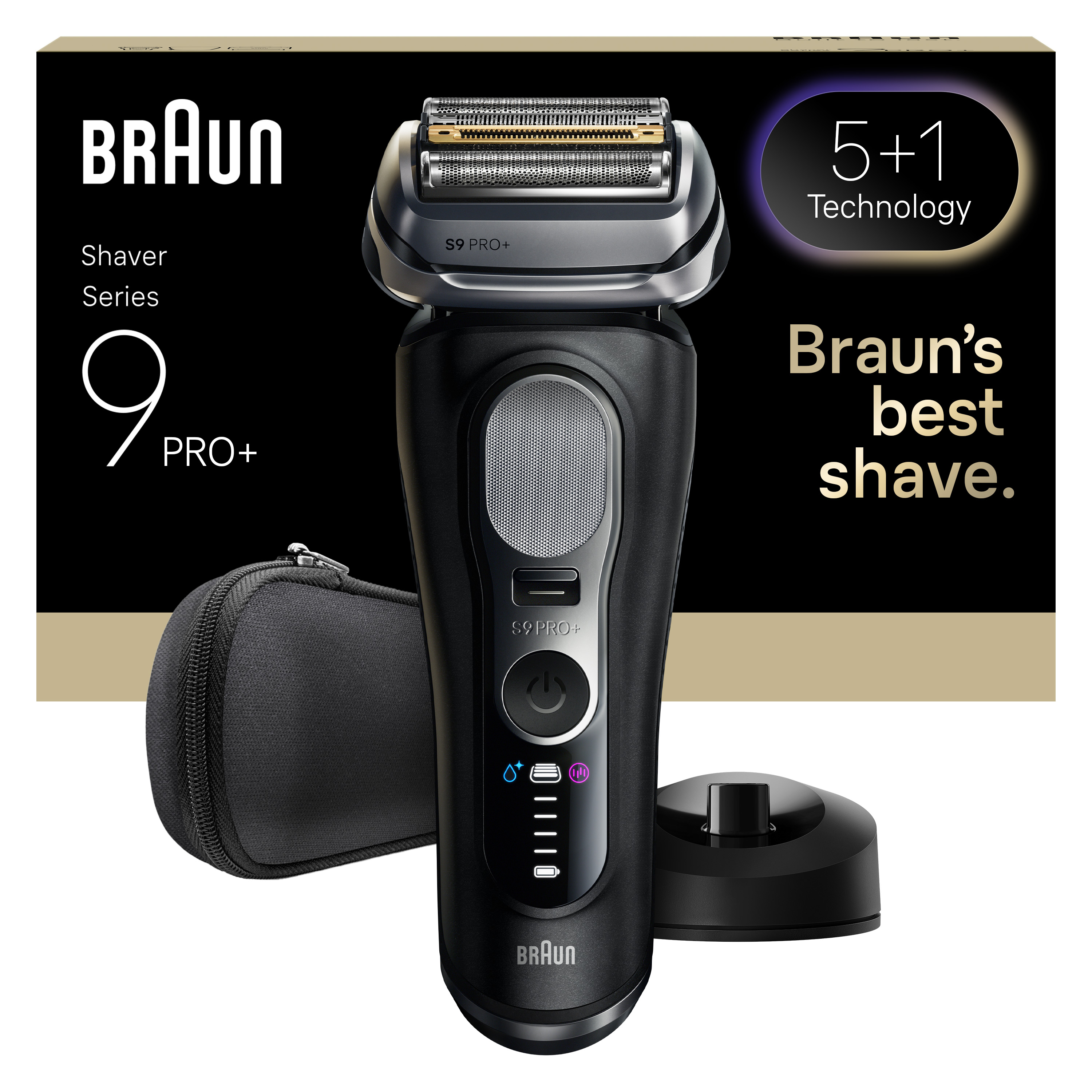 Braun Series 9 Pro+ elektrisch scheerapparaat met ProTrimmer