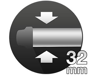 Cylindre 32 mm de largeur
