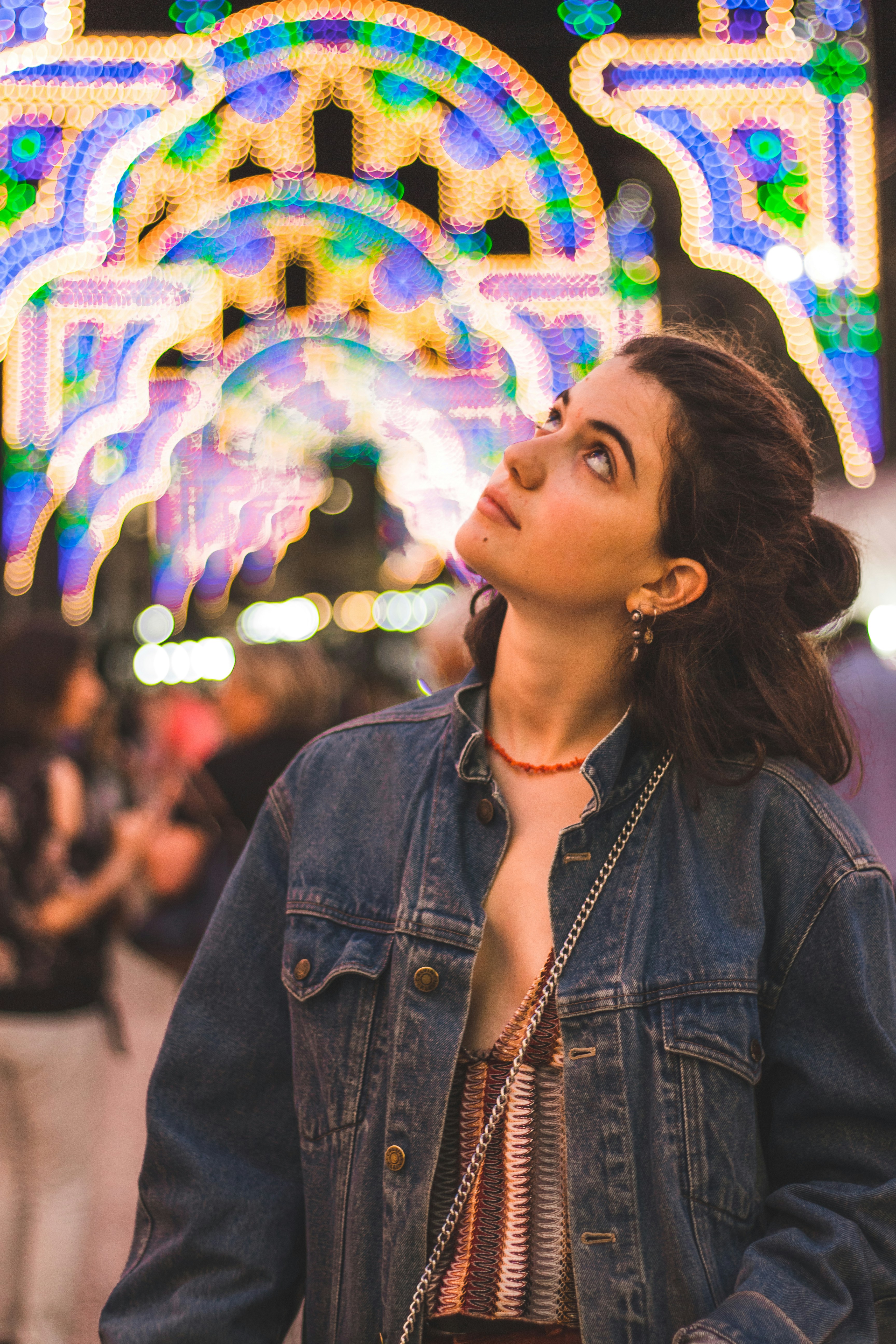 Girl on a festival in Italy