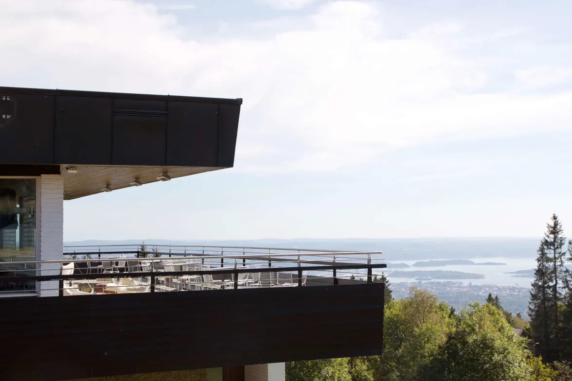 Voksenåsen, høyt over Oslo