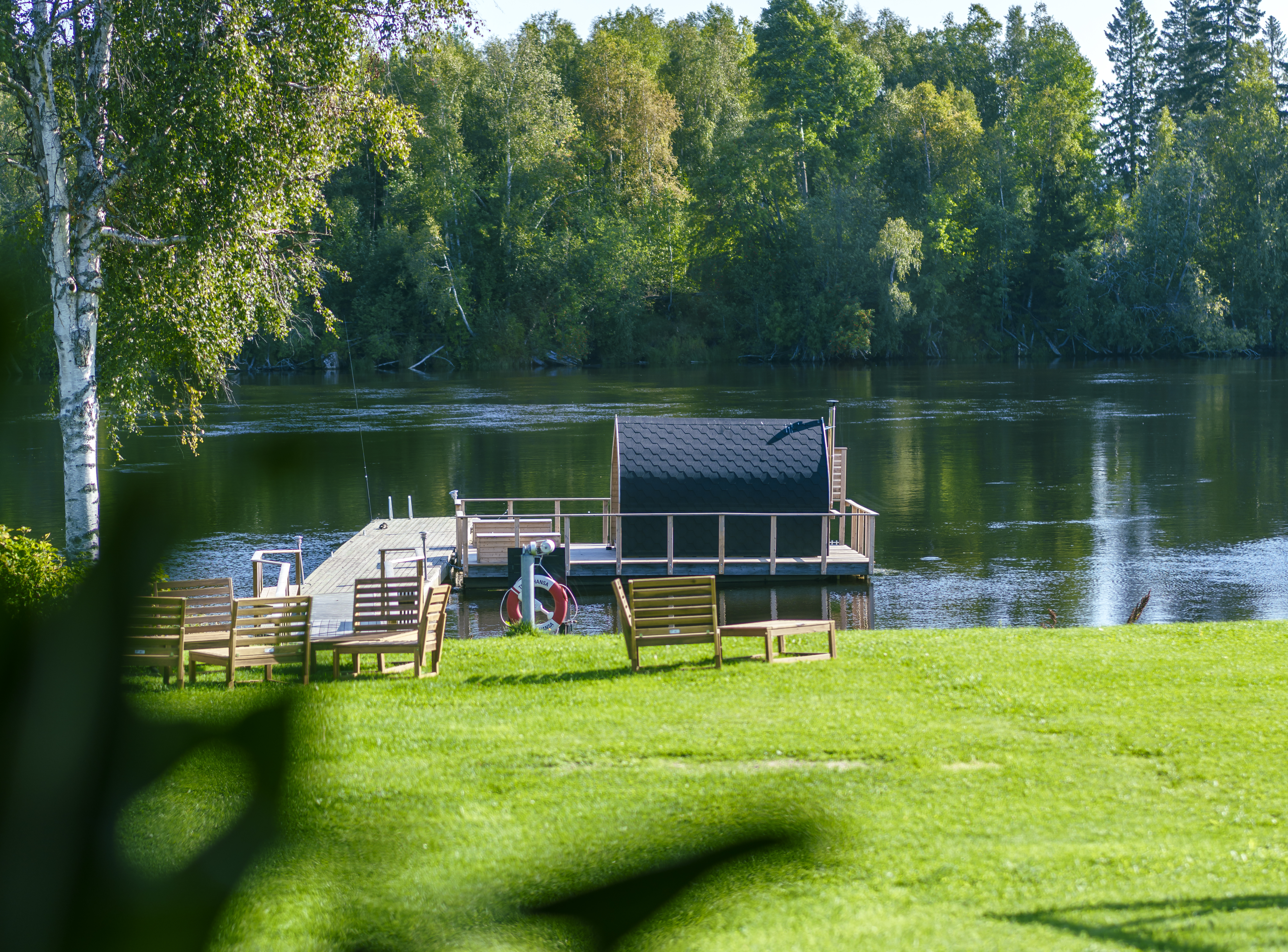 Morgondopp vid älven