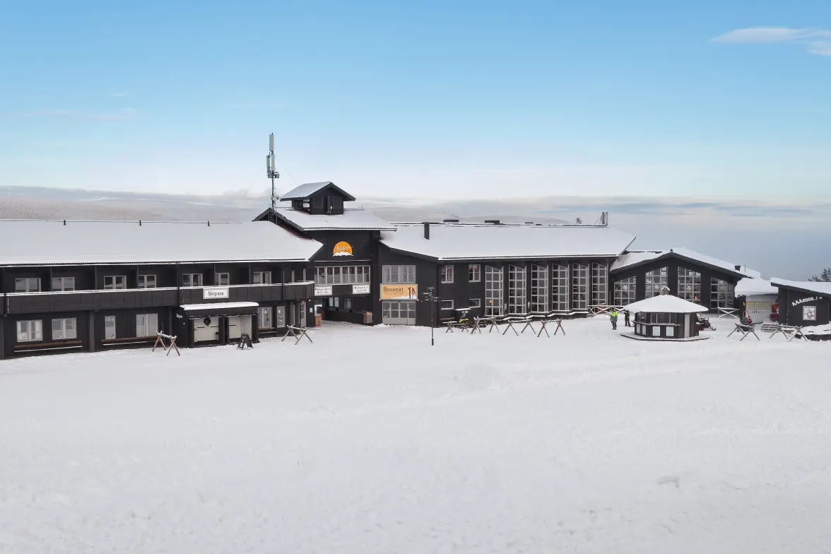 Skidhotell i backen i Sälen