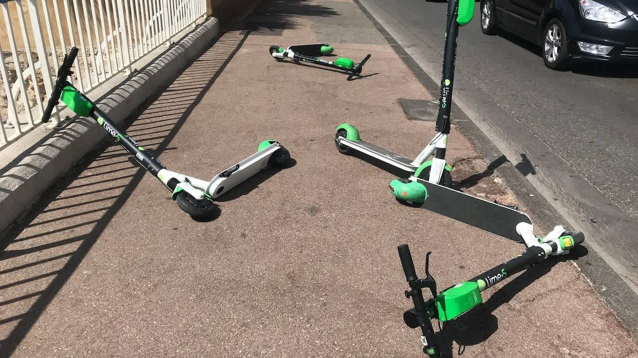 Wondering where to park your E-Scooter? Idaho Department of Transportation Recommends "In The Middle Of The Street"