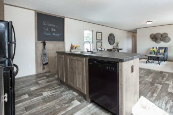 kitchen with island