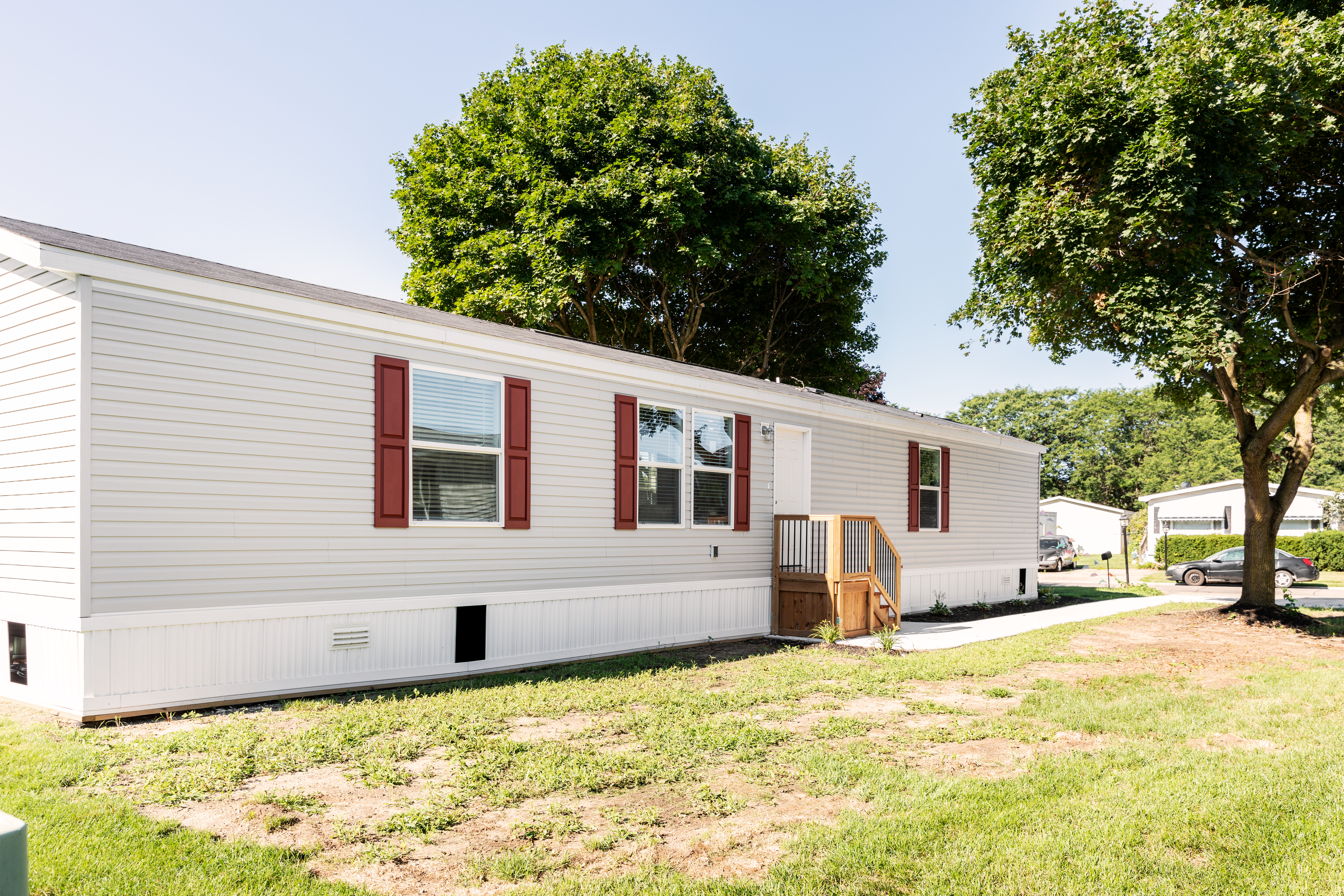 mobile home exterior