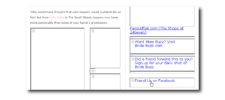 Alt text appearing in place of images