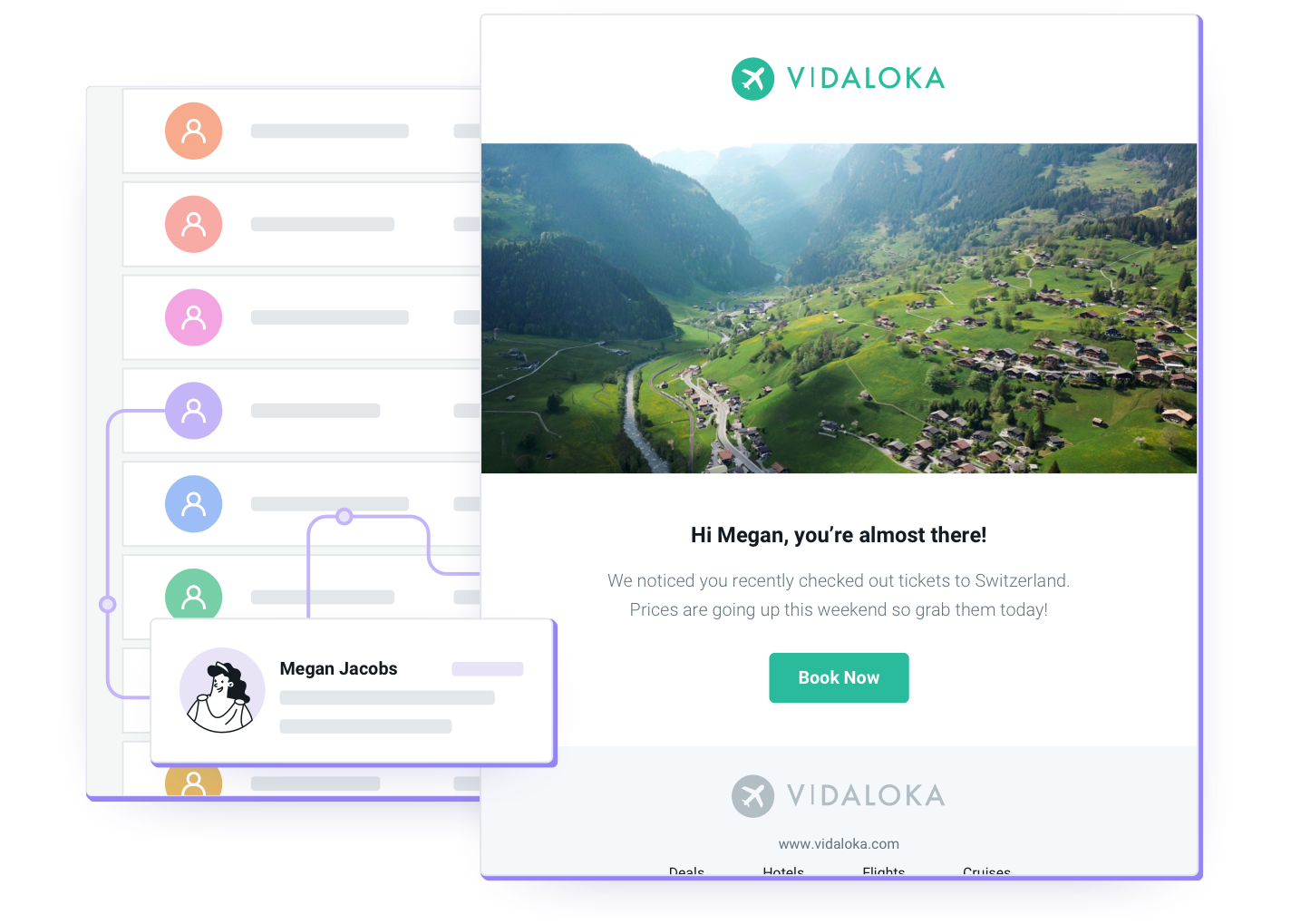 La fonctionnalité de personnalisation des emails de Mailjet augment l’engagement de votre audience.