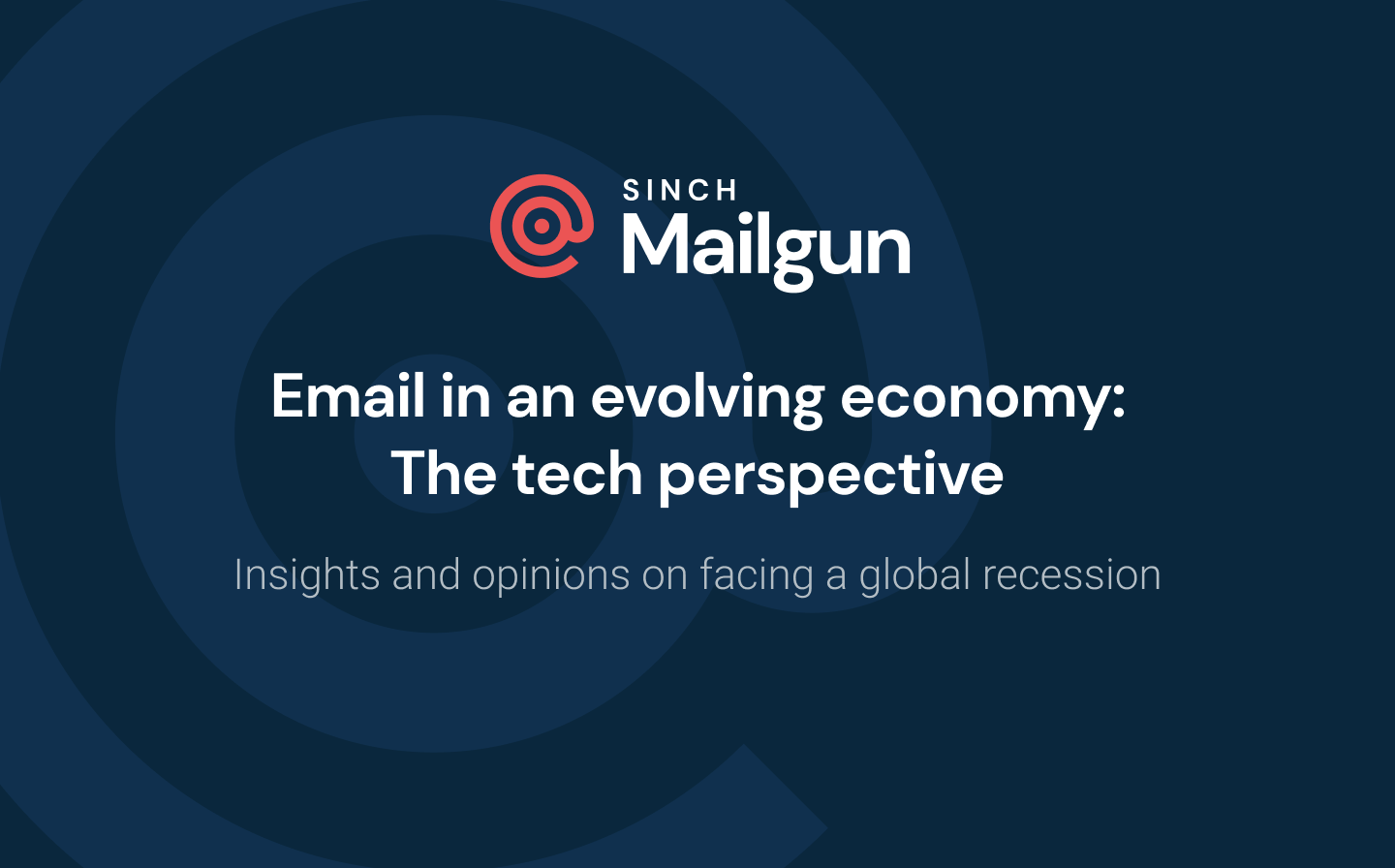 Email in an evolving economy: The tech perspective