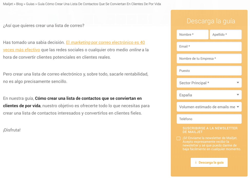 Recursos Premium - emailing