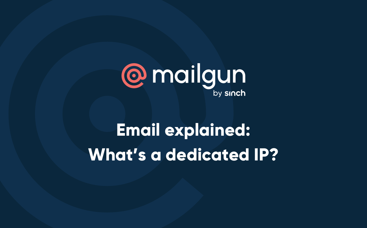 Header Image Email explained What's a dedicated IP