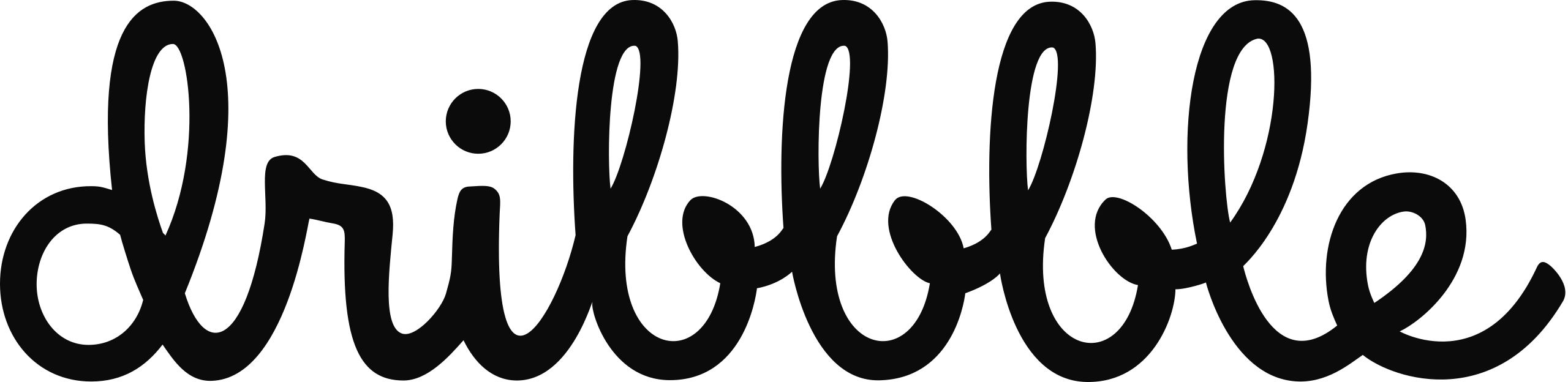 Logo de Dribbble.