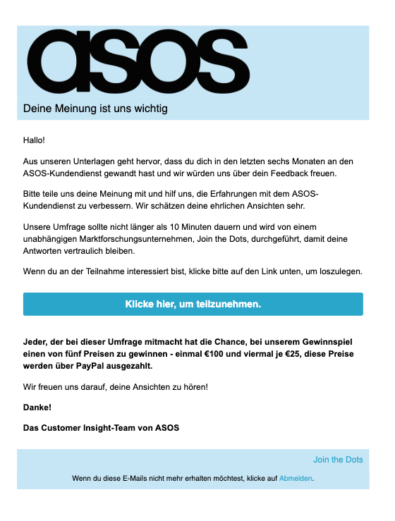 E-Mail Asos