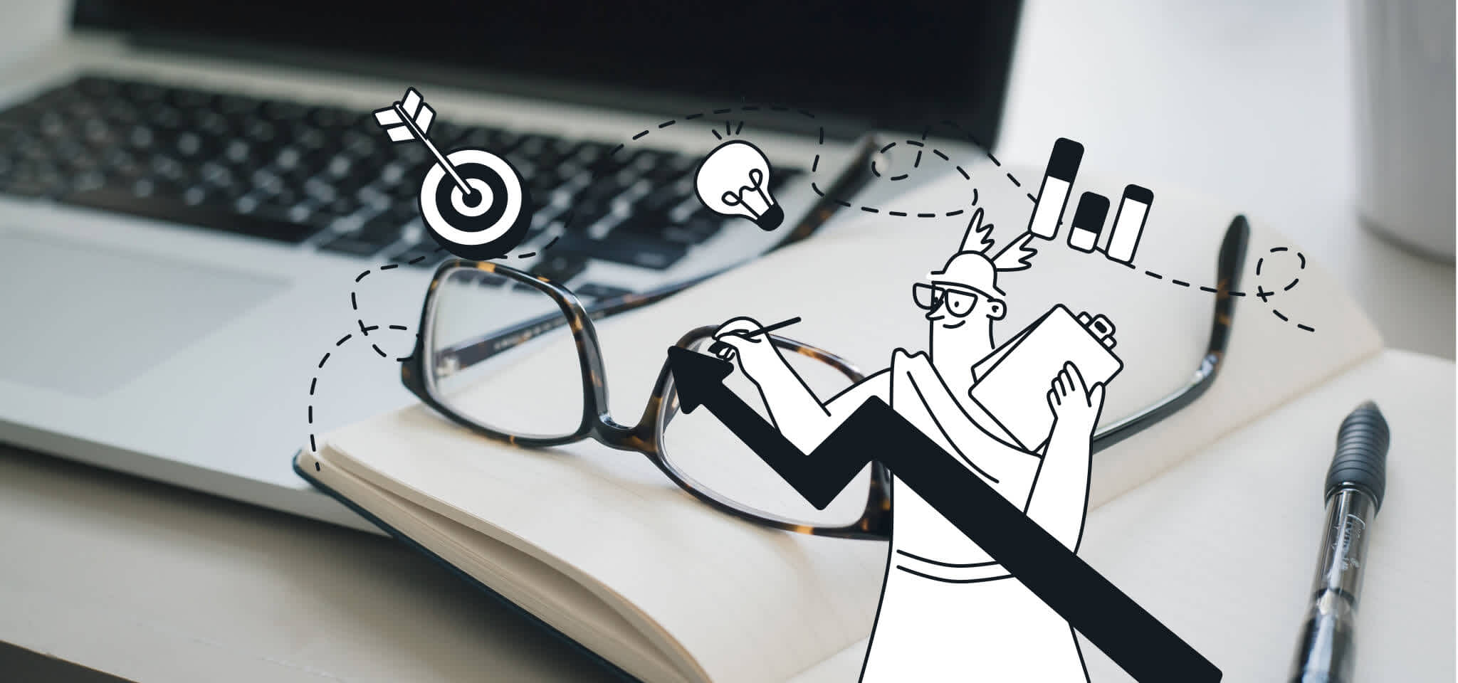Hermès écrit sur le bureau