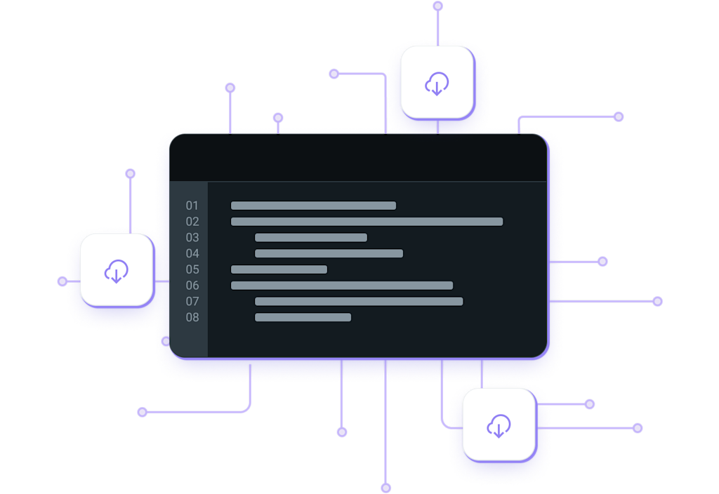 Tags within API code.