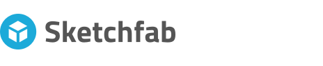 Sketchfab logo.