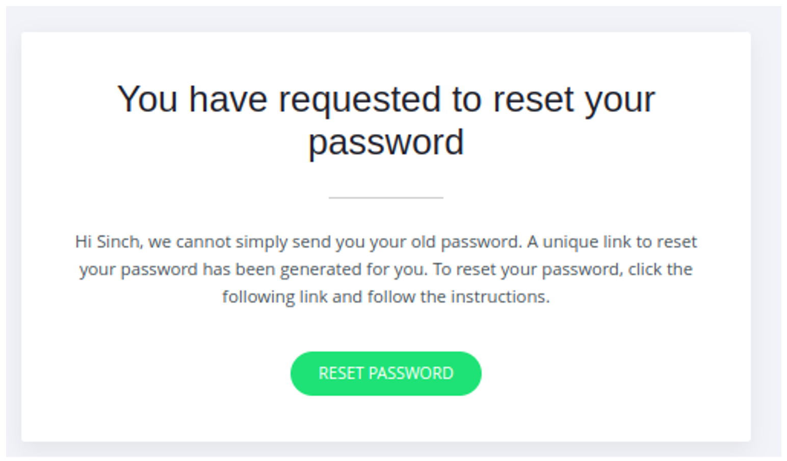 Reset Password Request Image