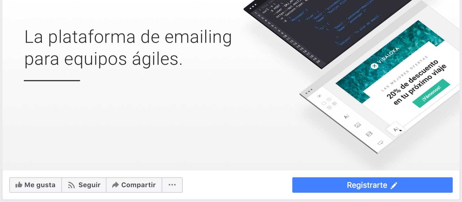 Registrarse a la newsletter en Facebook