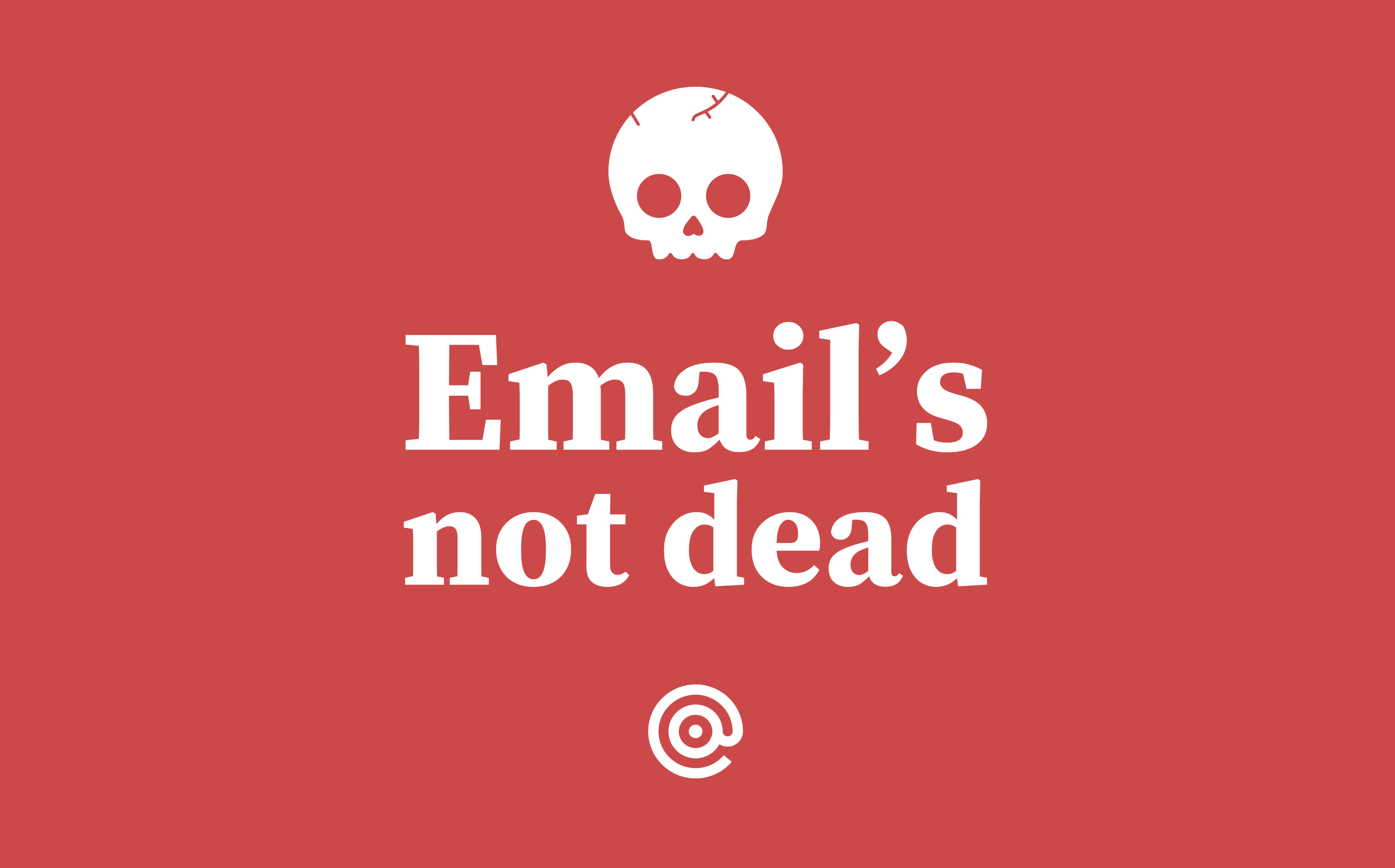 email's not dead