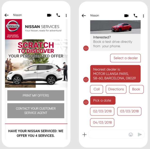 Campagnes RCS de Nissan avec SUV et offres spéciales.