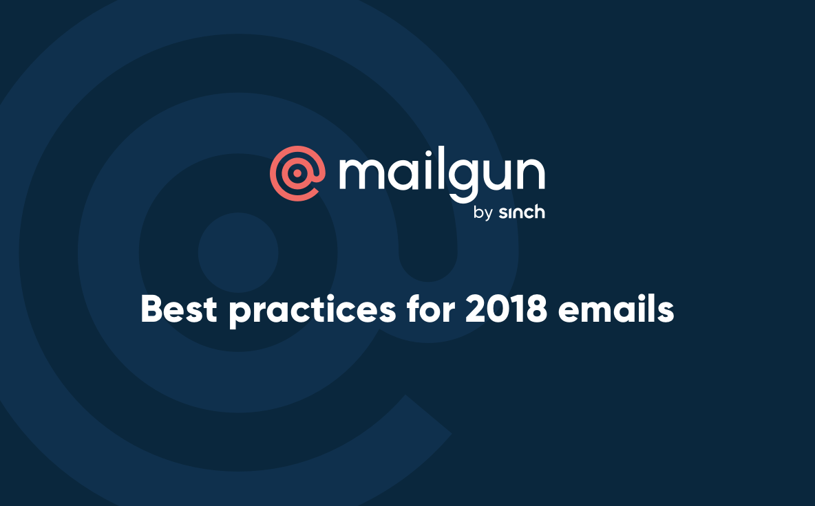 Header Image - Best practices for 2018 emails