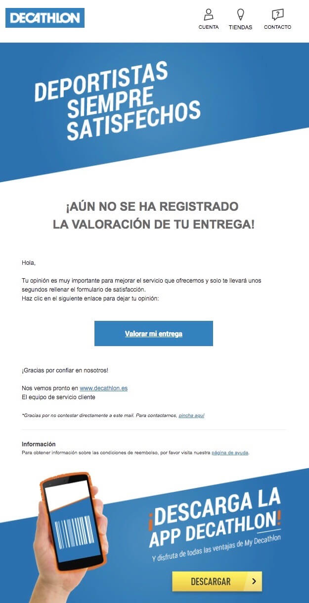 telefono gratuito decathlon atencion al cliente