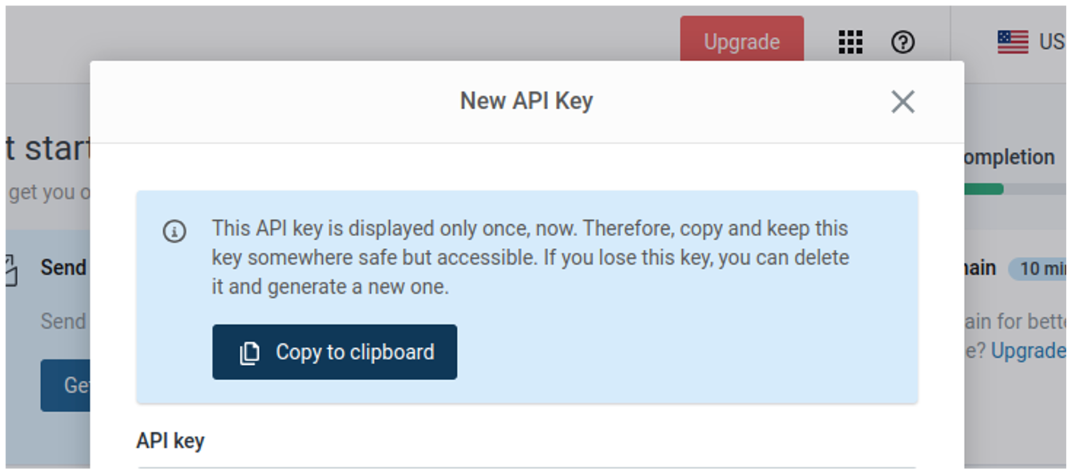 New API Key Image