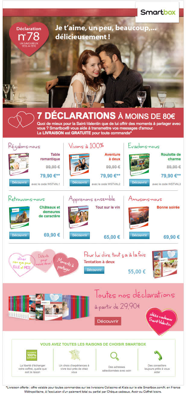 Ecommerce : 6 actions marketing pour la Saint-Valentin