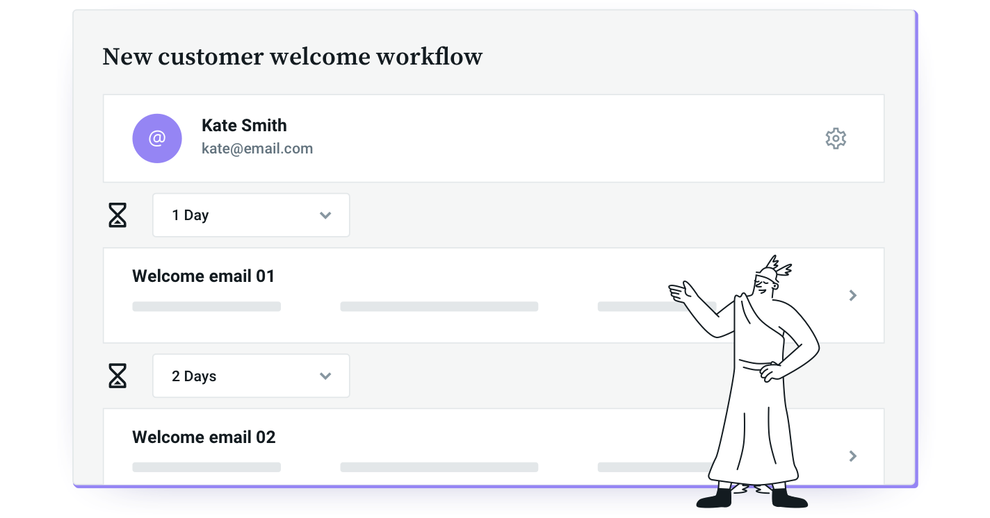 Die Erstellung von Workflows ist gerade für Neukunden ein wichtiges Tool.