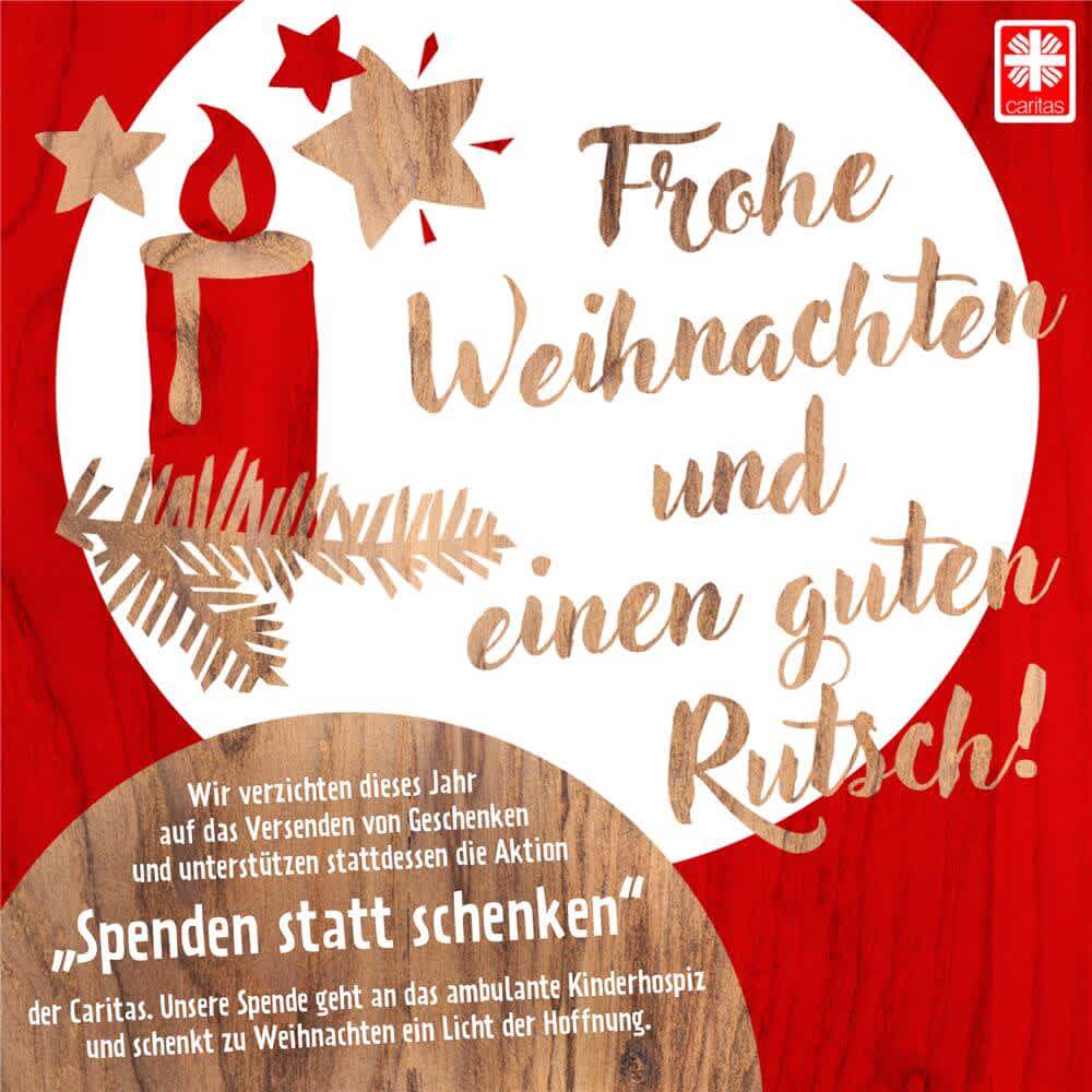 Spenden-E-Mail Weihnachten Caritas Berlin