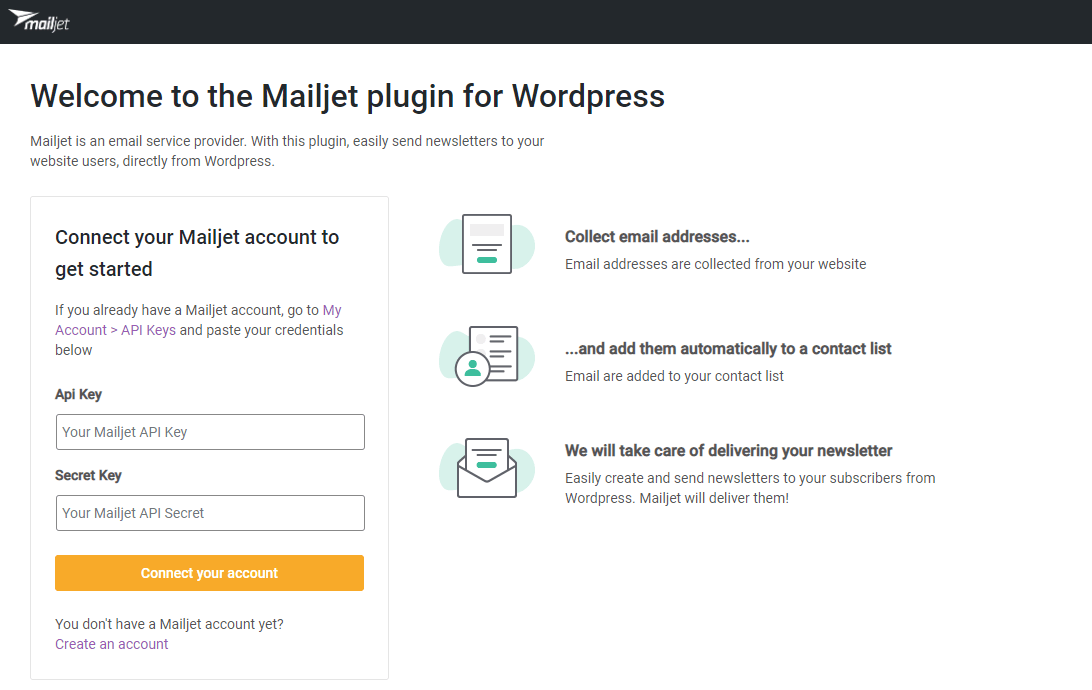mailjet-wordpress-plugin-setup