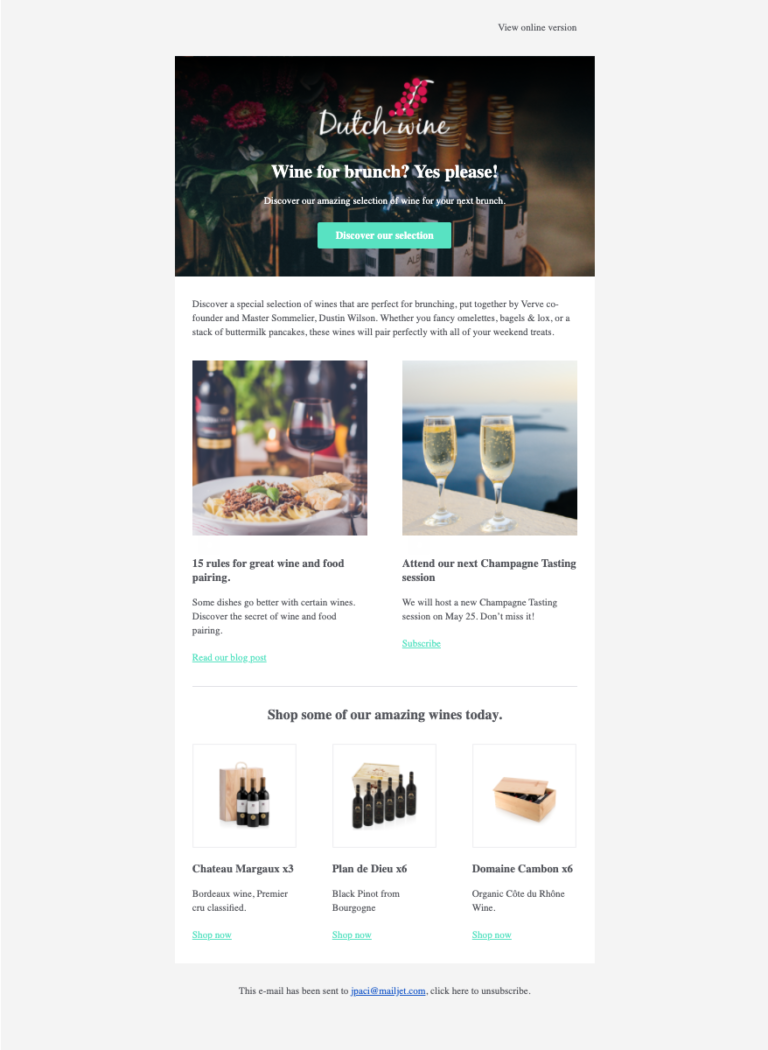 Plantilla e-commerce