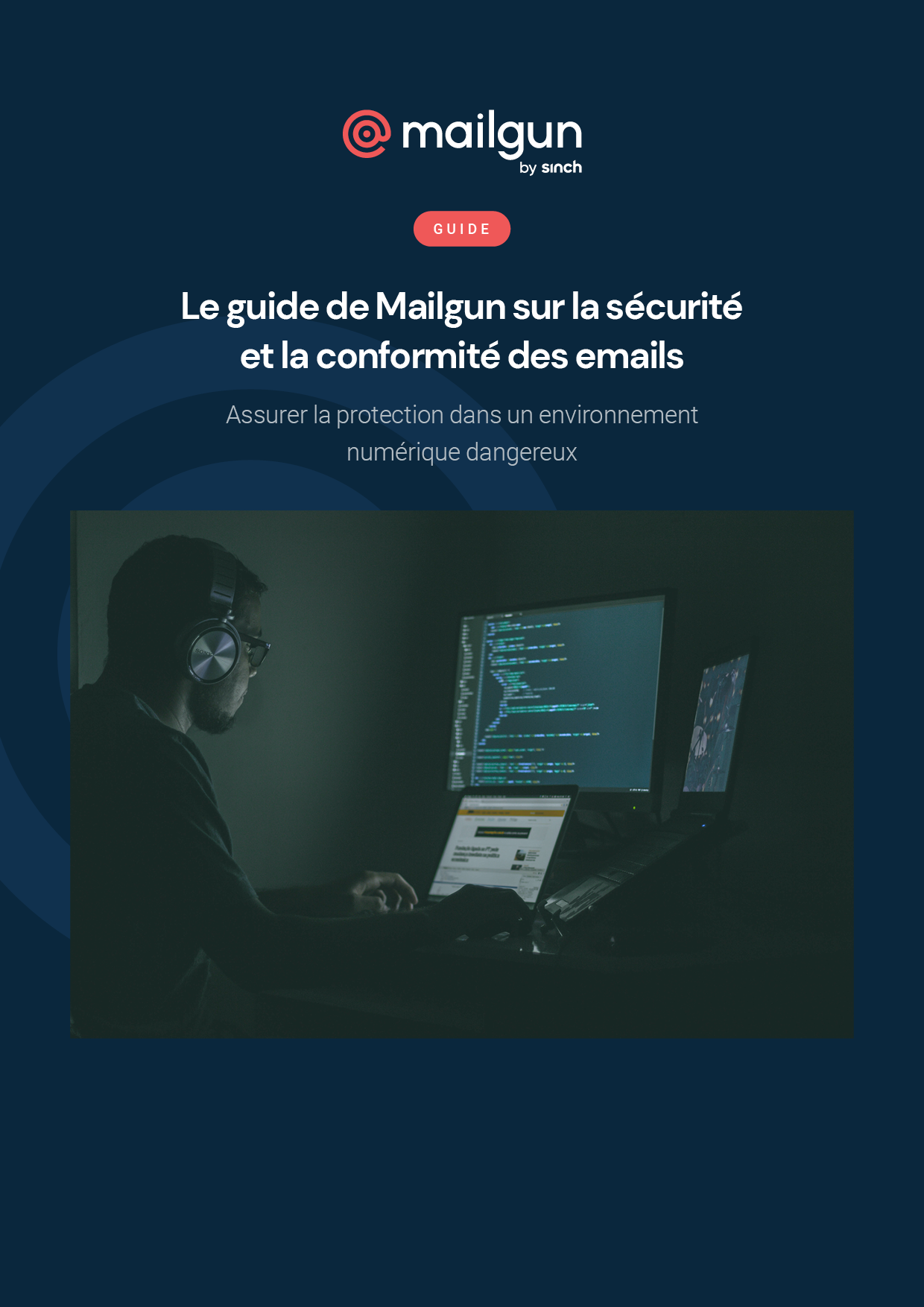 Miniature de la couverture du guide de Mailgun sur la sécurité et la conformité des emails