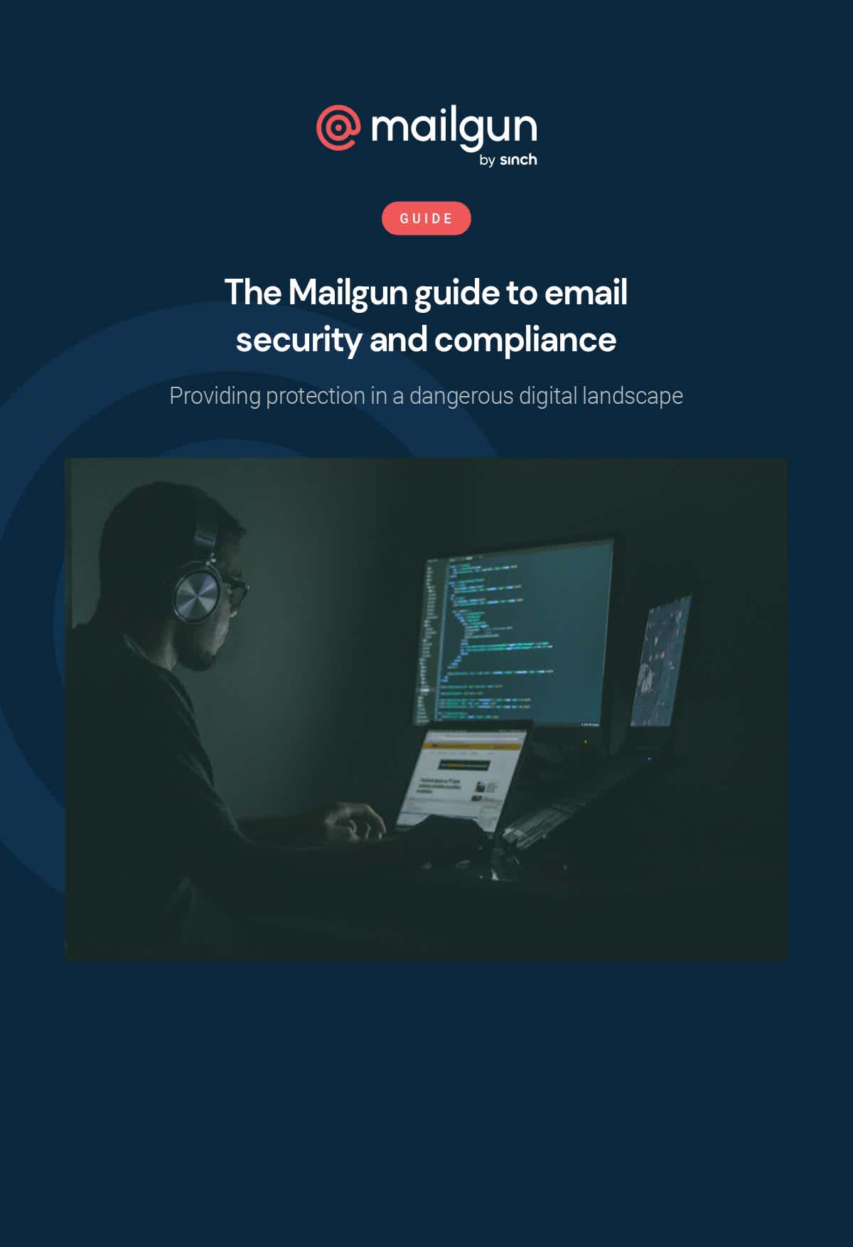 The Mailgun guide to email security and compliance cover thumbnail