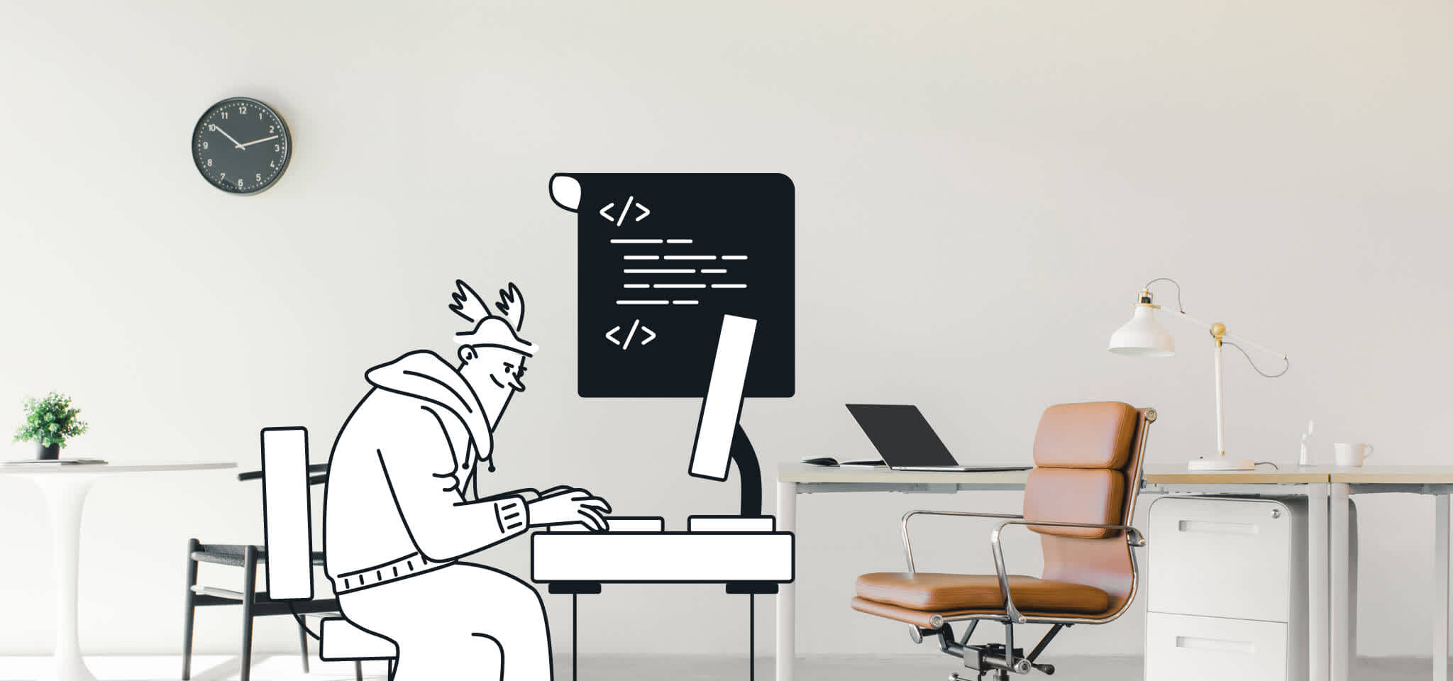 Hermès est en train de coder