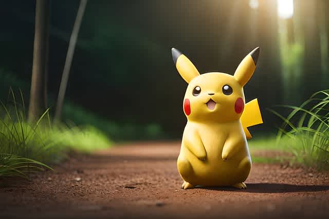 AI generated image of Pikachu