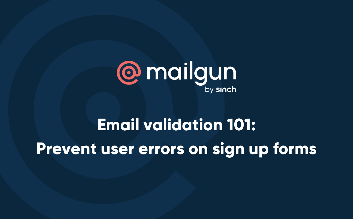 Header Image Email validation 101 