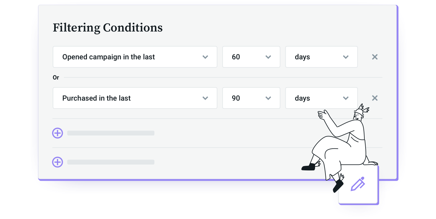 Mailjet's filtering feature helps you learn and grow.
