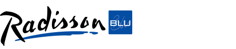 Radisson Blu logo.