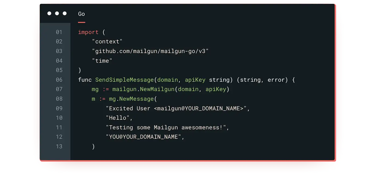 Simple Email API Setup Steps Image