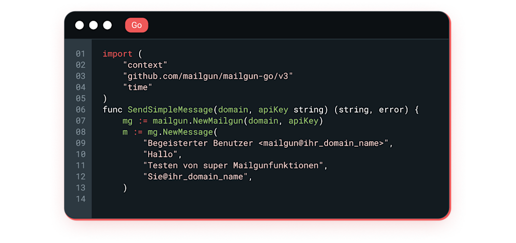 Mailgun API.