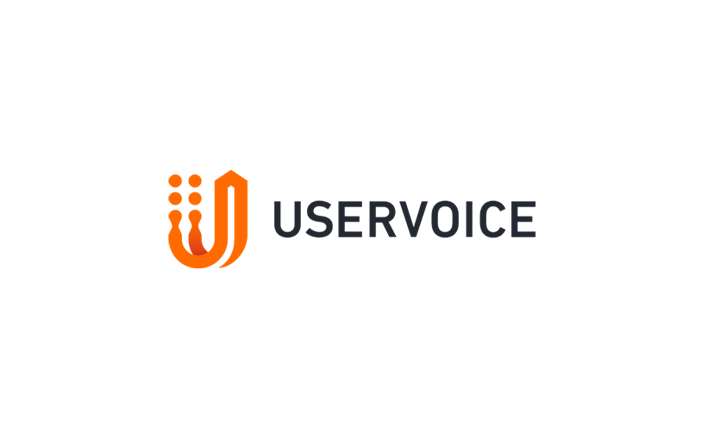 The logo for UserVoice.