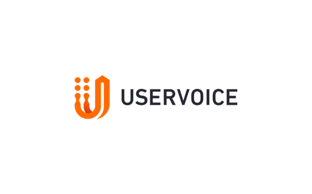 The logo for UserVoice.