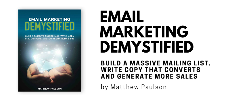 Email marketing demystified by Matthew Paulson book cover