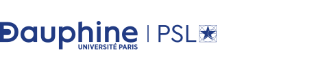 Universite Paris Dauphine-PSL logo.