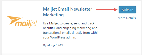 Mailjet-plugin-aktivieren