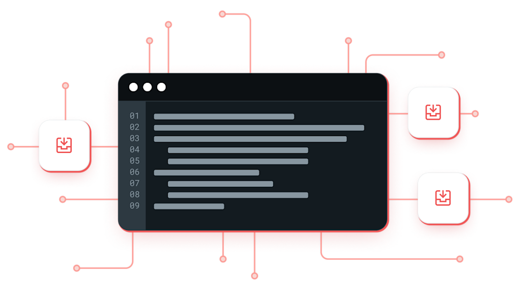 Illustration du code de l’email API