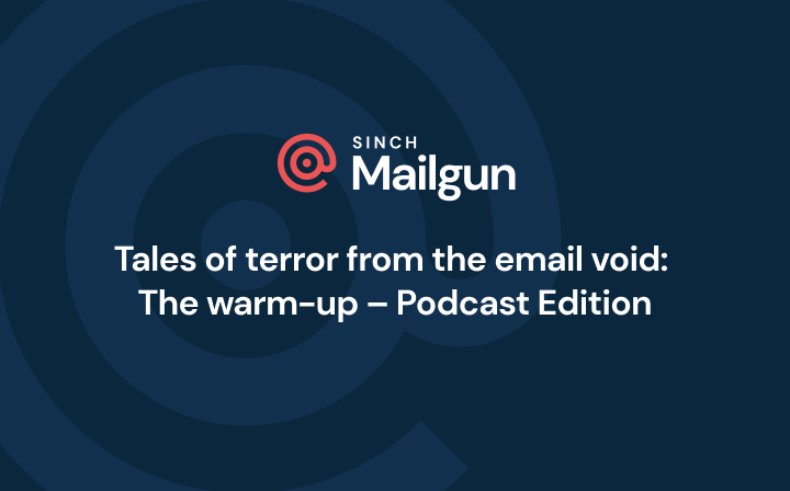 Header Image - Tales of terror from the email void The warm up-Podcast Edition 