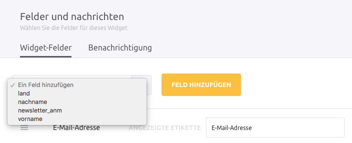 Anmelde-Widget-Felder-hinzufügen