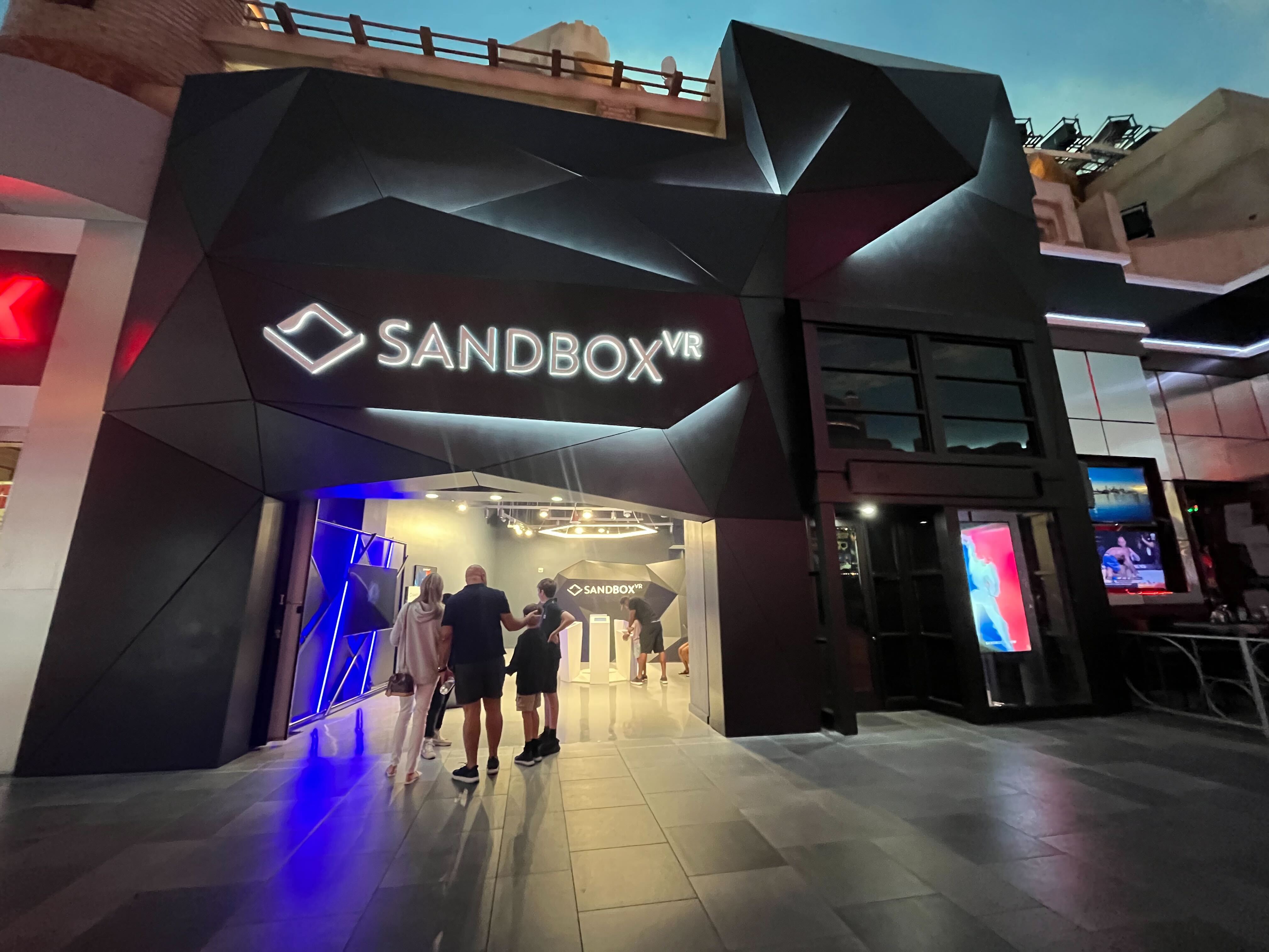 Storefront for Sandbox VR in LA